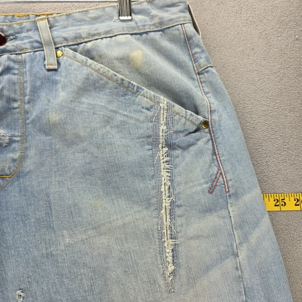 Vintage Levis Engineered Jeans Mens 33x34 Blue Twisted Light Wash Denim